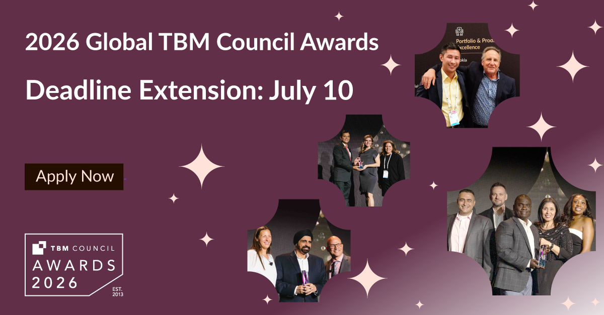 2026 TBM Council Awards Submission Deadline Extended to July 10